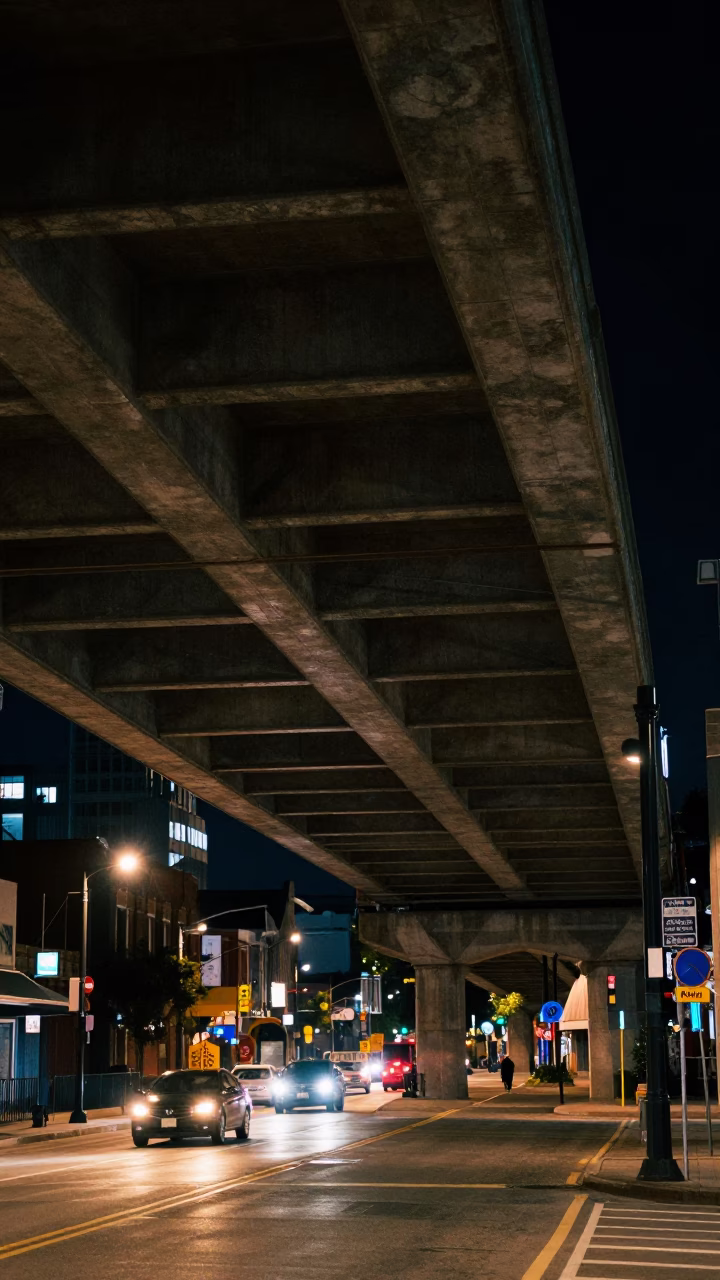 Street Photography in Nashville at Deep In The Night Light in in Nashville, Tennessee, United States