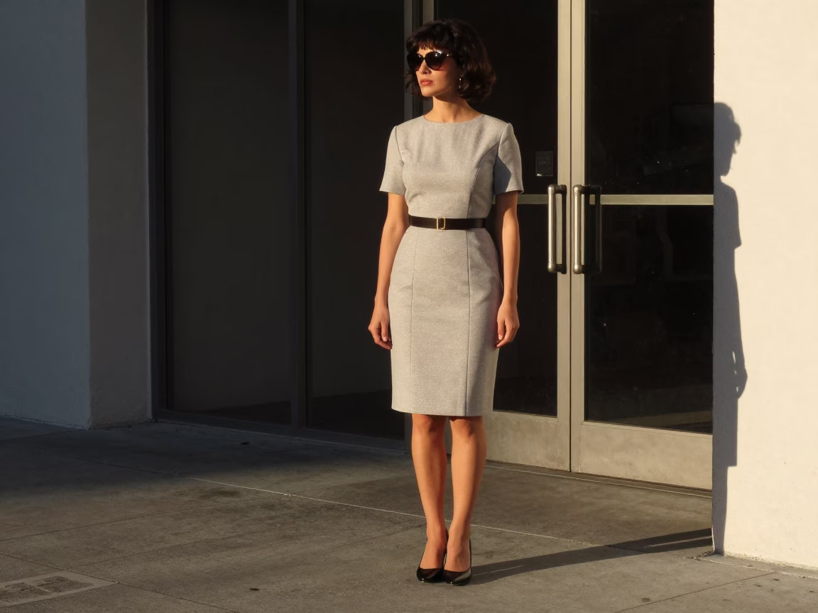 Street Portrait at The Late Afternoon Light in Los Angeles in in Los Angeles, California, United States