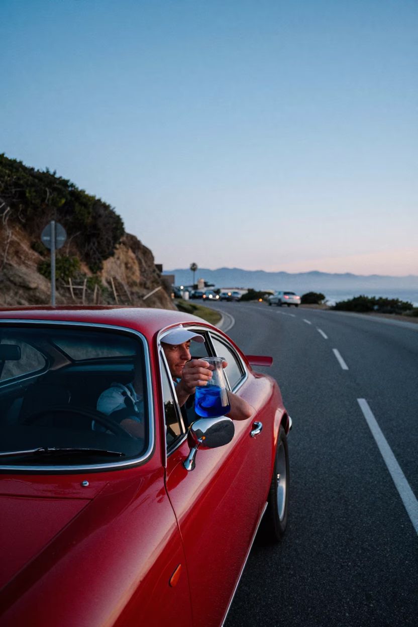 Street Scene at Blue Hour in San Diego in in San Diego, California, United States
