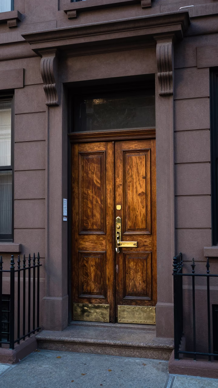 Street Scene at Clear Late-afternoon Light in New York in in New York, New York, United States