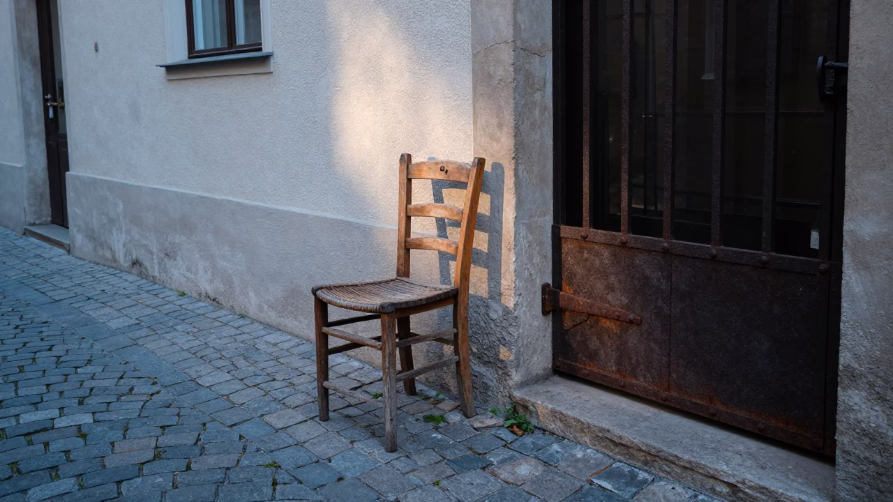 Street Scene at Early Morning Light in Vienna in in Vienna, Austria