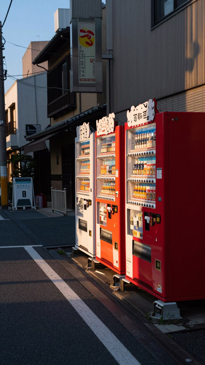 Street Scene at First Light Of Dawn in Tokyo in in Tokyo, Japan