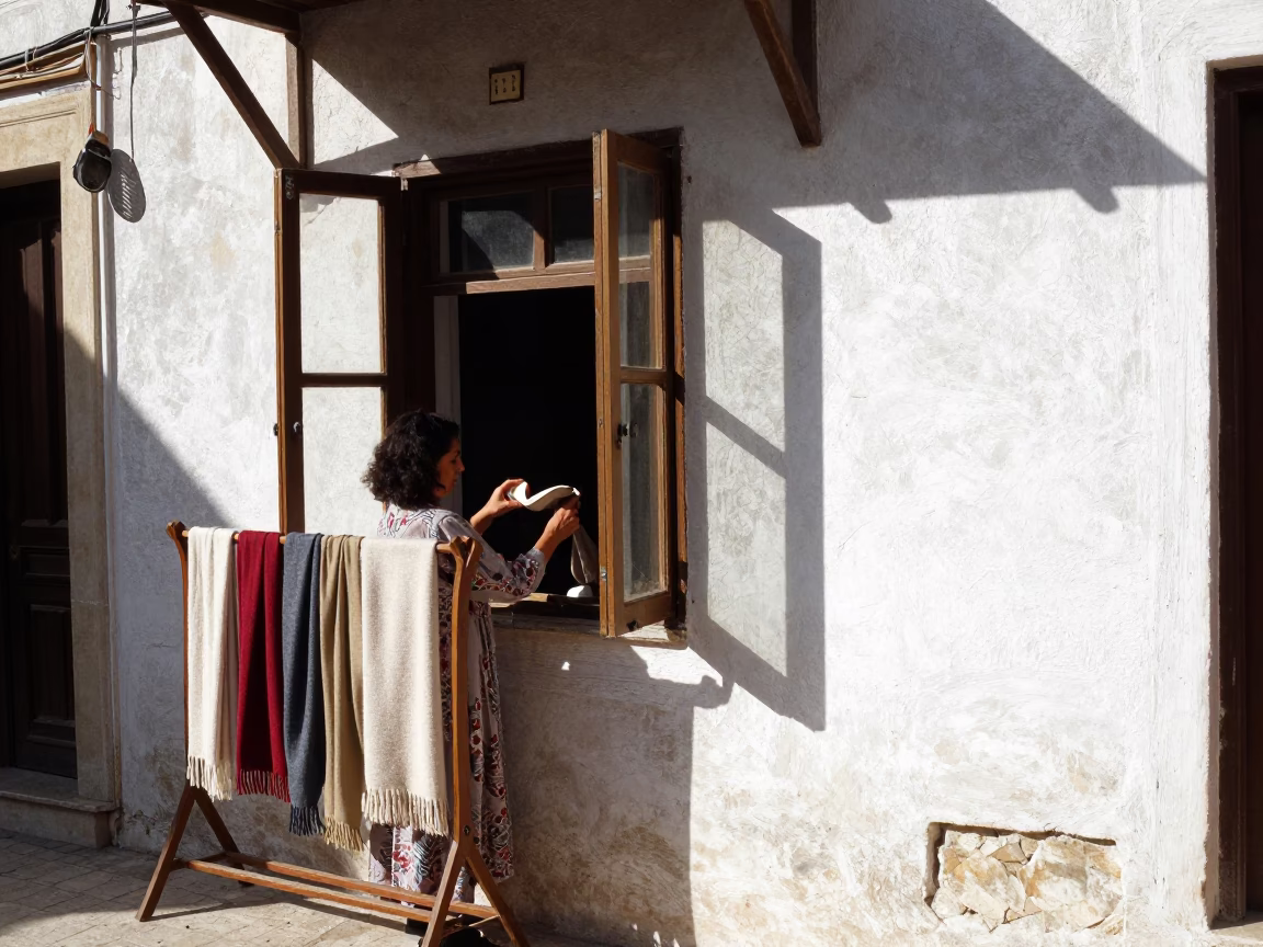Street Scene at Late Morning Light in Beirut in in Beirut, Lebanon