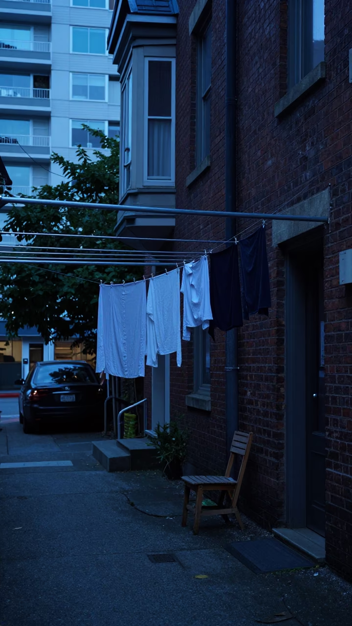 Street Scene at Sunrise Light in Vancouver in in Vancouver, British Columbia, Canada