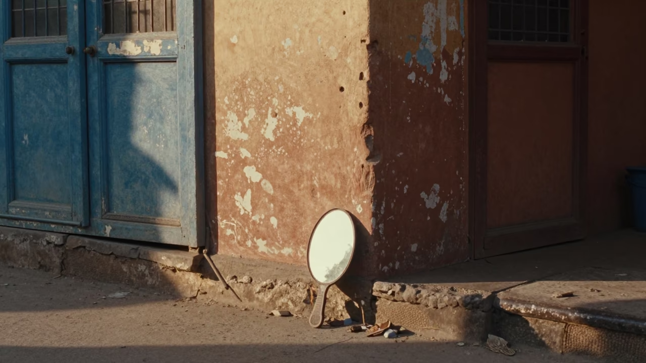 Street Scene at The Early Afternoon Light in Jaipur in in Jaipur, India