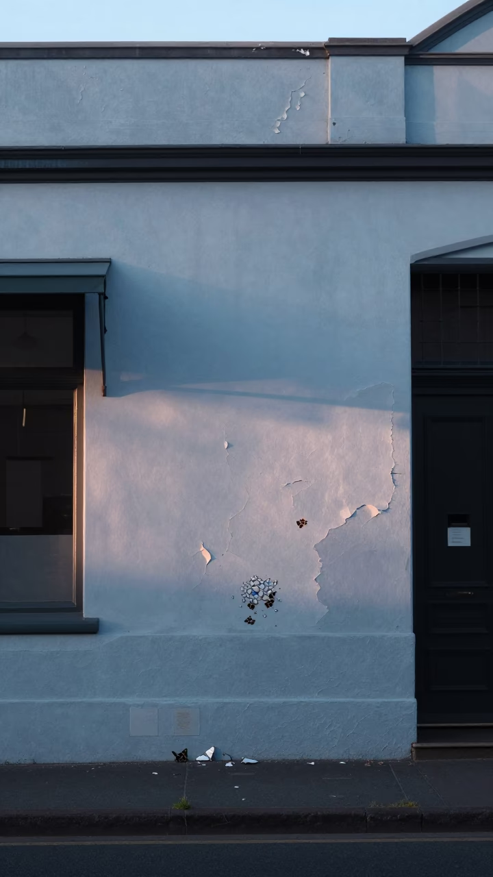 Street Scene in Adelaide at Early Morning Light in in Adelaide, South Australia, Australia
