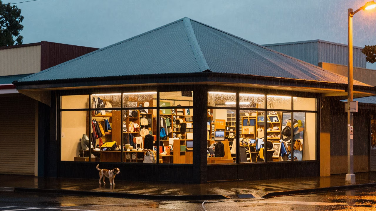Street Scene in Adelaide in in Adelaide, South Australia, Australia