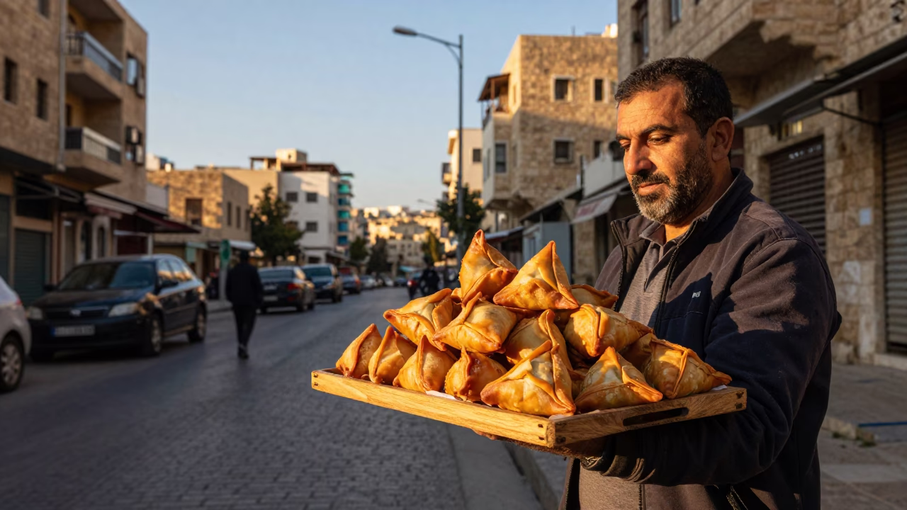 Street Scene in Beirut at Golden Hour in in Beirut, Lebanon
