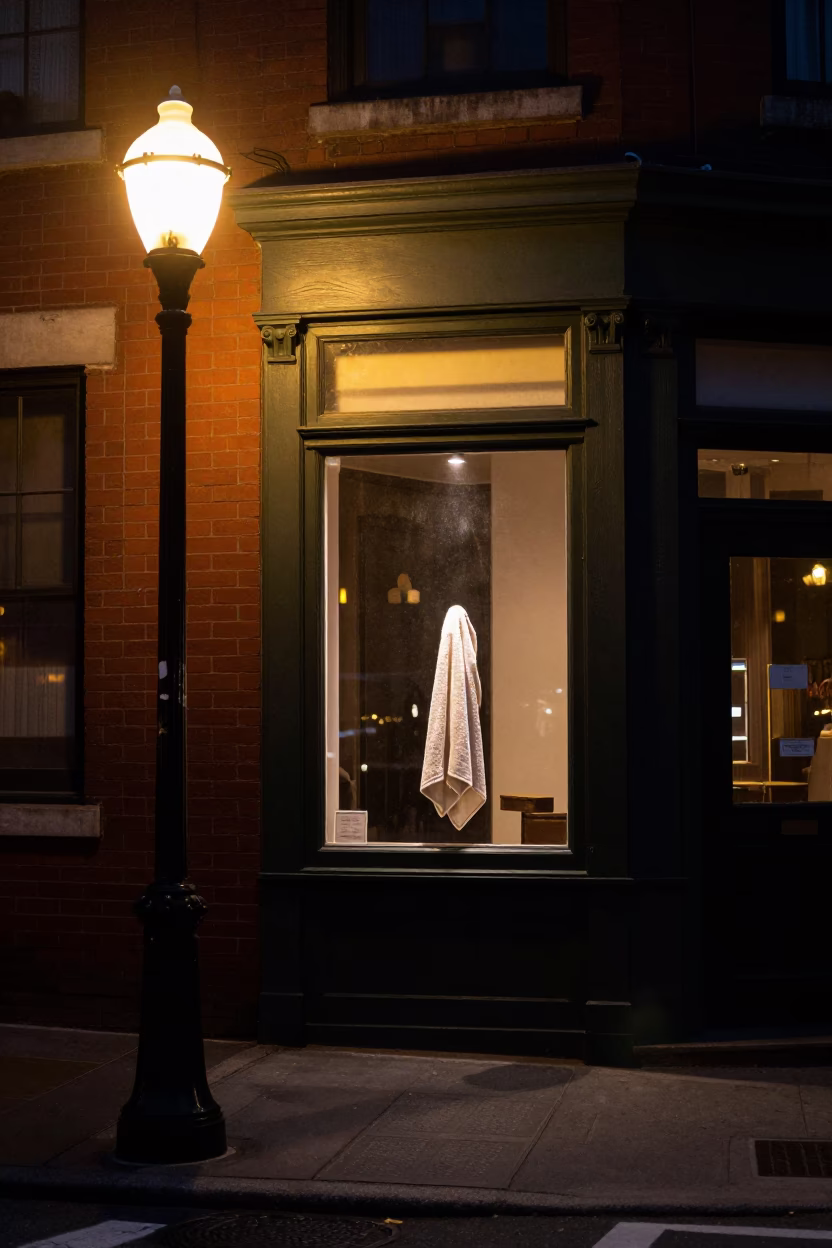 Street Scene in Boston at Late At Night Light in in Boston, Massachusetts, United States