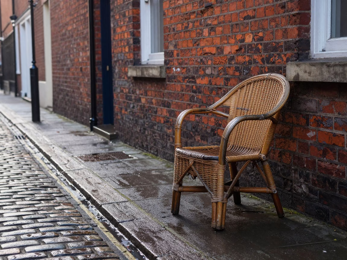 Street Scene in Bristol at The Early Morning Light in in Bristol, United Kingdom