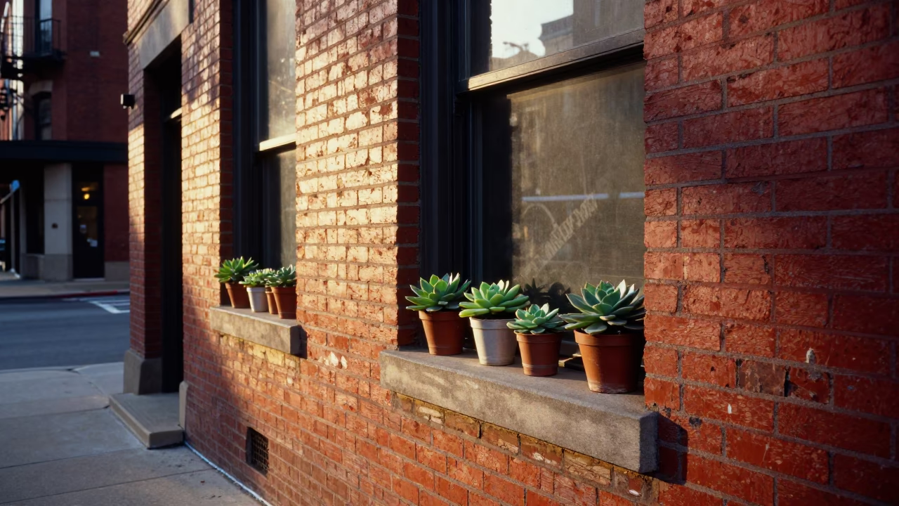 Street Scene in Chicago at The Late Afternoon Light in in Chicago, Illinois, United States
