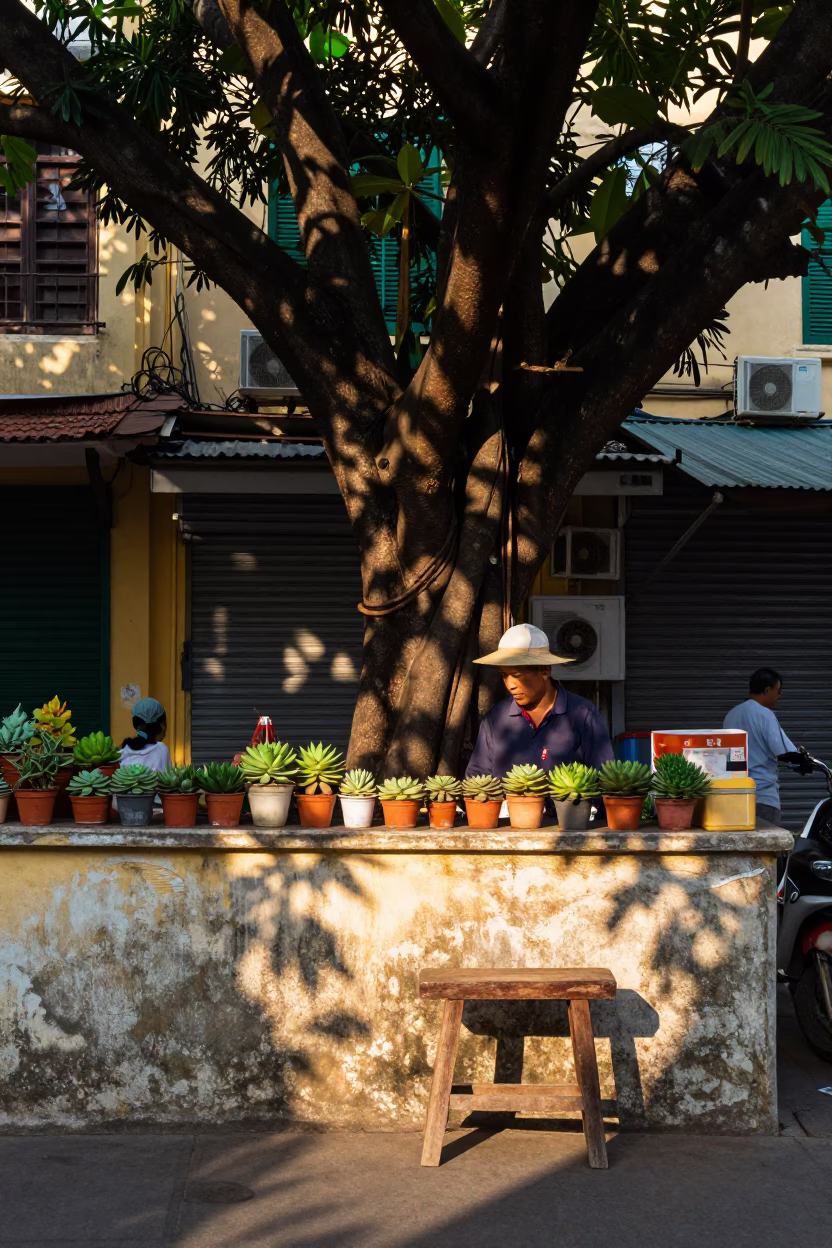 Street Scene in Ho Chi Minh City in in Ho Chi Minh City, Vietnam