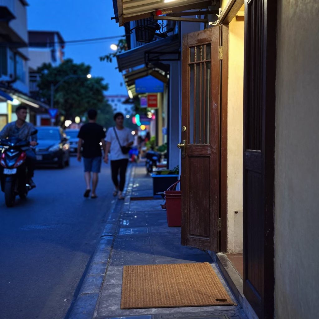 Street Scene in Ho Chi Minh City in in Ho Chi Minh City, Vietnam