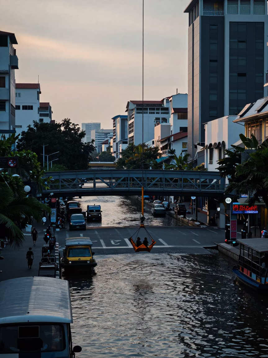 Street Scene in Ho Chi Minh City in in Ho Chi Minh City, Vietnam