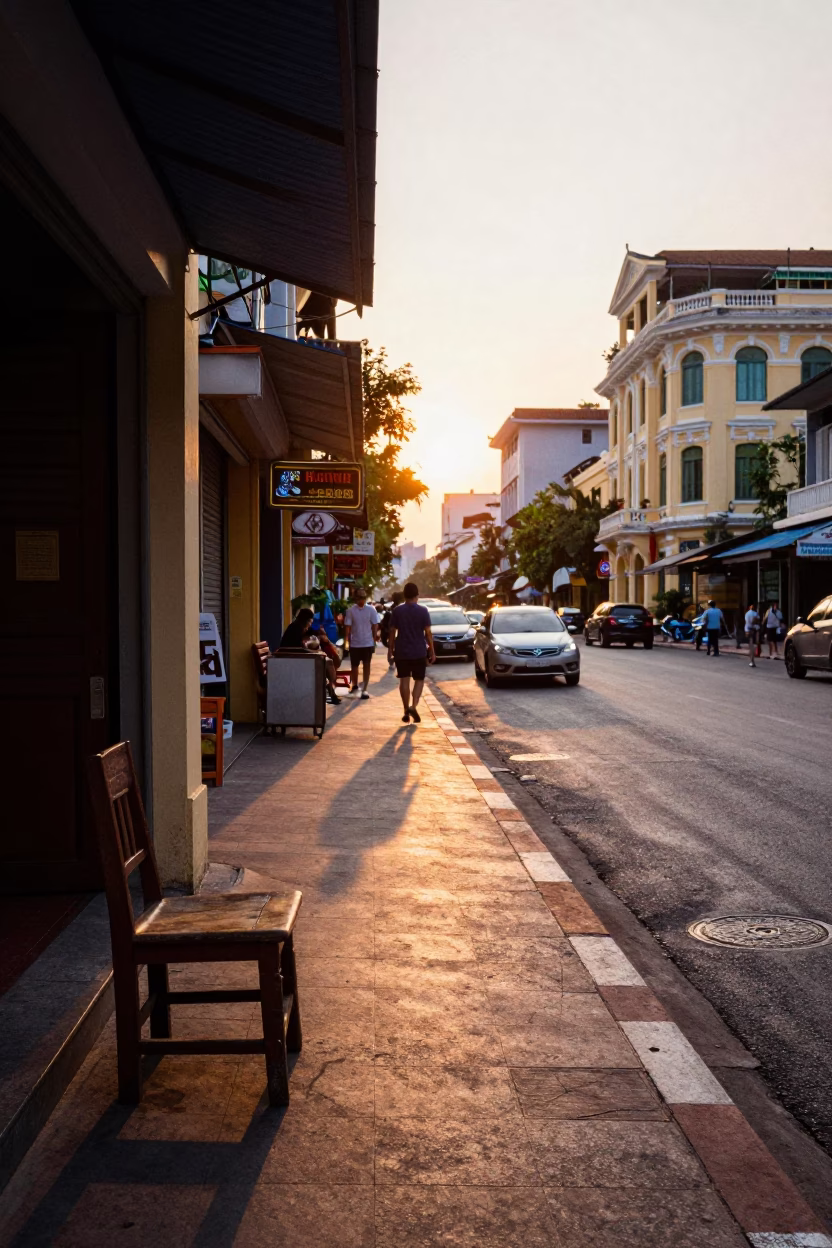 Street Scene in Ho Chi Minh City in in Ho Chi Minh City, Vietnam