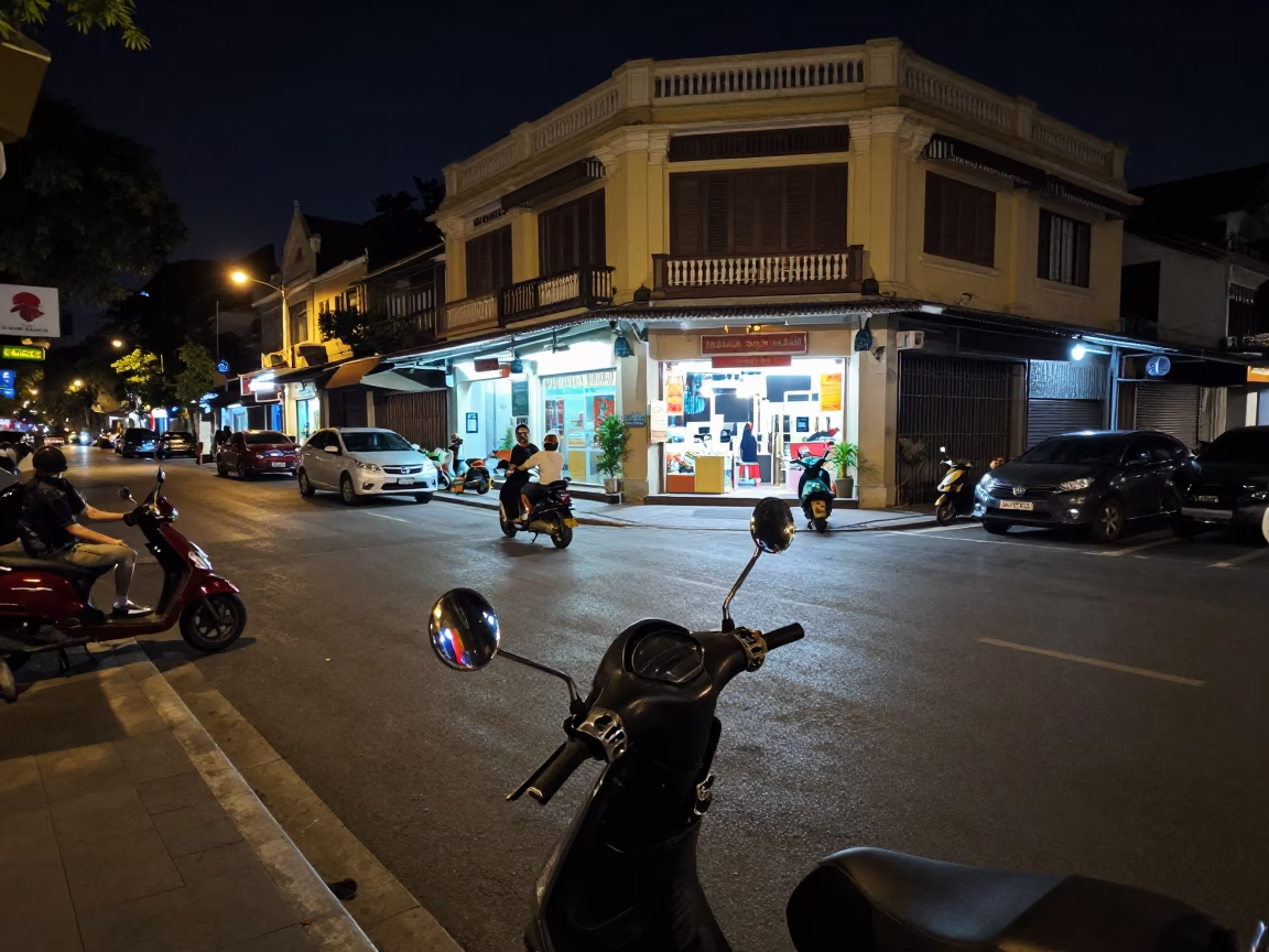 Street Scene in Ho Chi Minh City in in Ho Chi Minh City, Vietnam