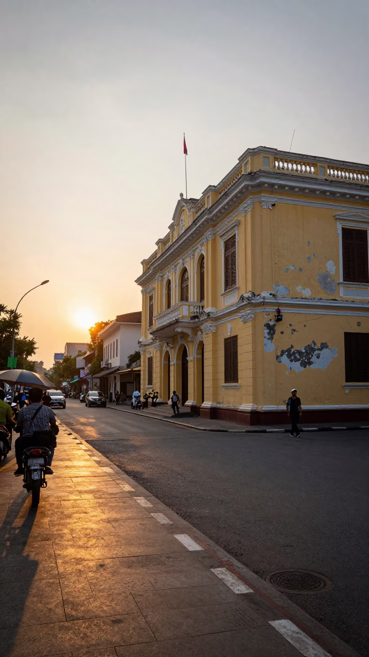 Street Scene in Ho Chi Minh City in in Ho Chi Minh City, Vietnam