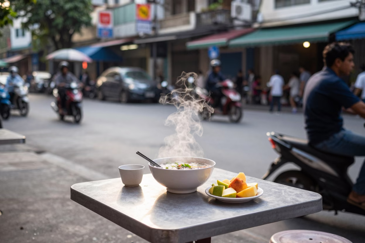Street Scene in Ho Chi Minh City in in Ho Chi Minh City, Vietnam
