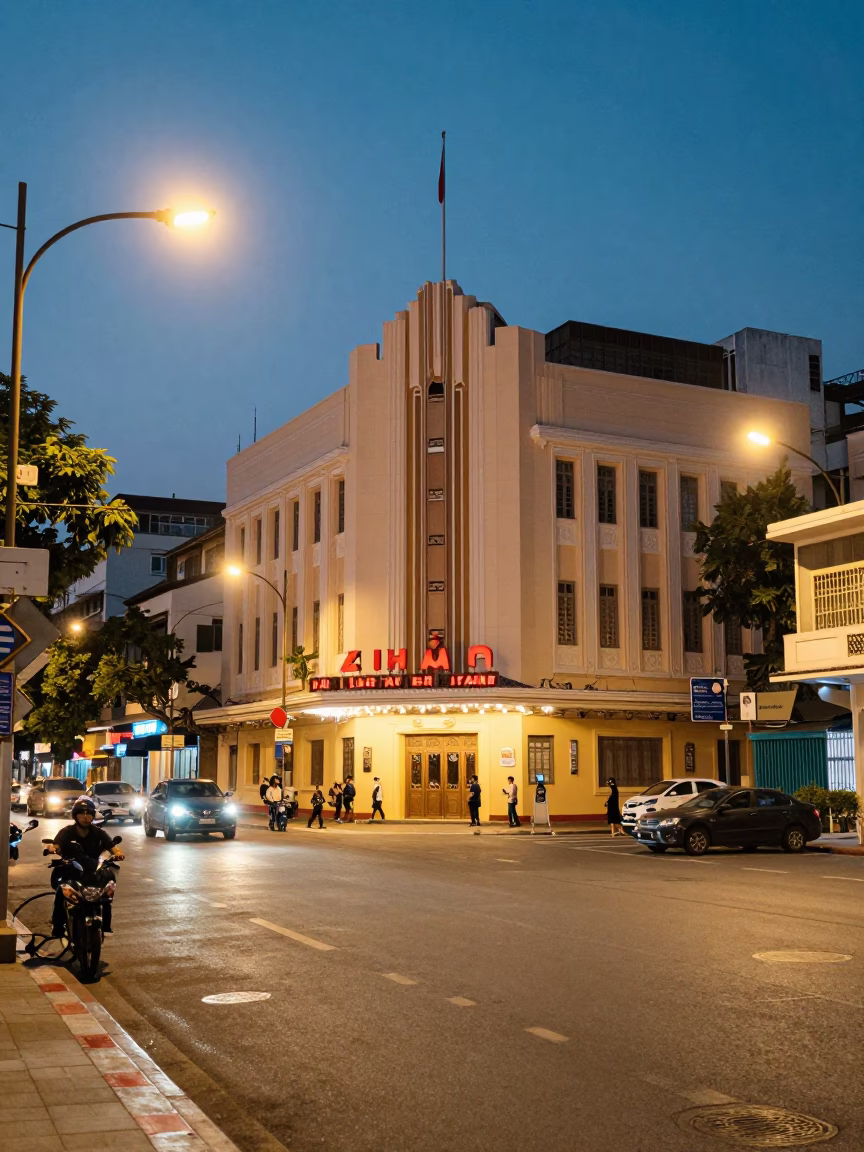 Street Scene in Ho Chi Minh City in in Ho Chi Minh City, Vietnam