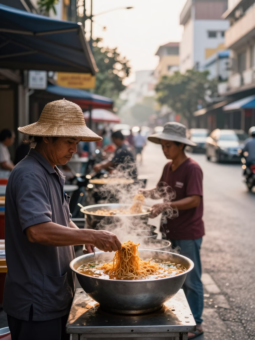 Street Scene in Ho Chi Minh City in in Ho Chi Minh City, Vietnam
