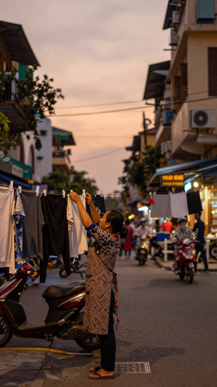 Street Scene in Ho Chi Minh City in in Ho Chi Minh City, Vietnam