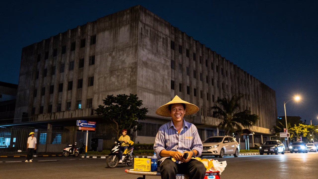 Street Scene in Ho Chi Minh City in in Ho Chi Minh City, Vietnam