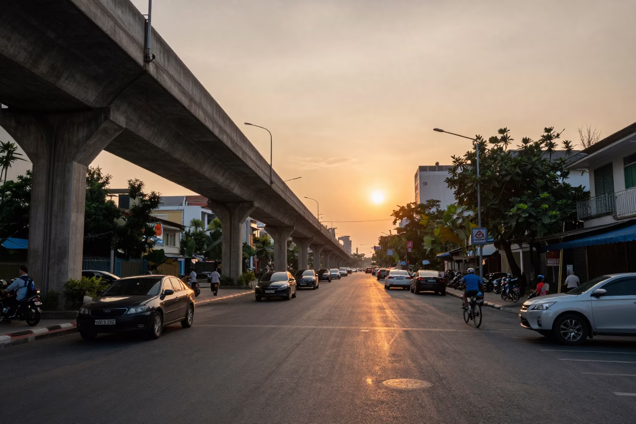 Street Scene in Ho Chi Minh City in in Ho Chi Minh City, Vietnam