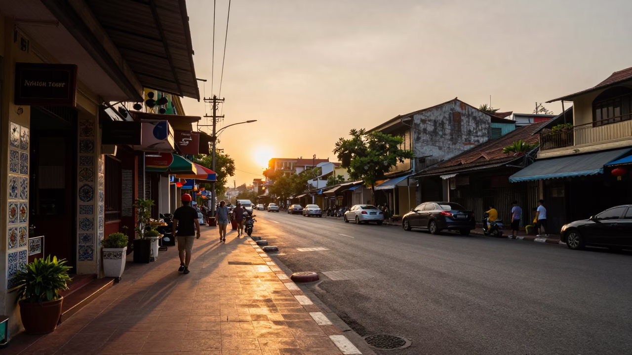 Street Scene in Ho Chi Minh City in in Ho Chi Minh City, Vietnam