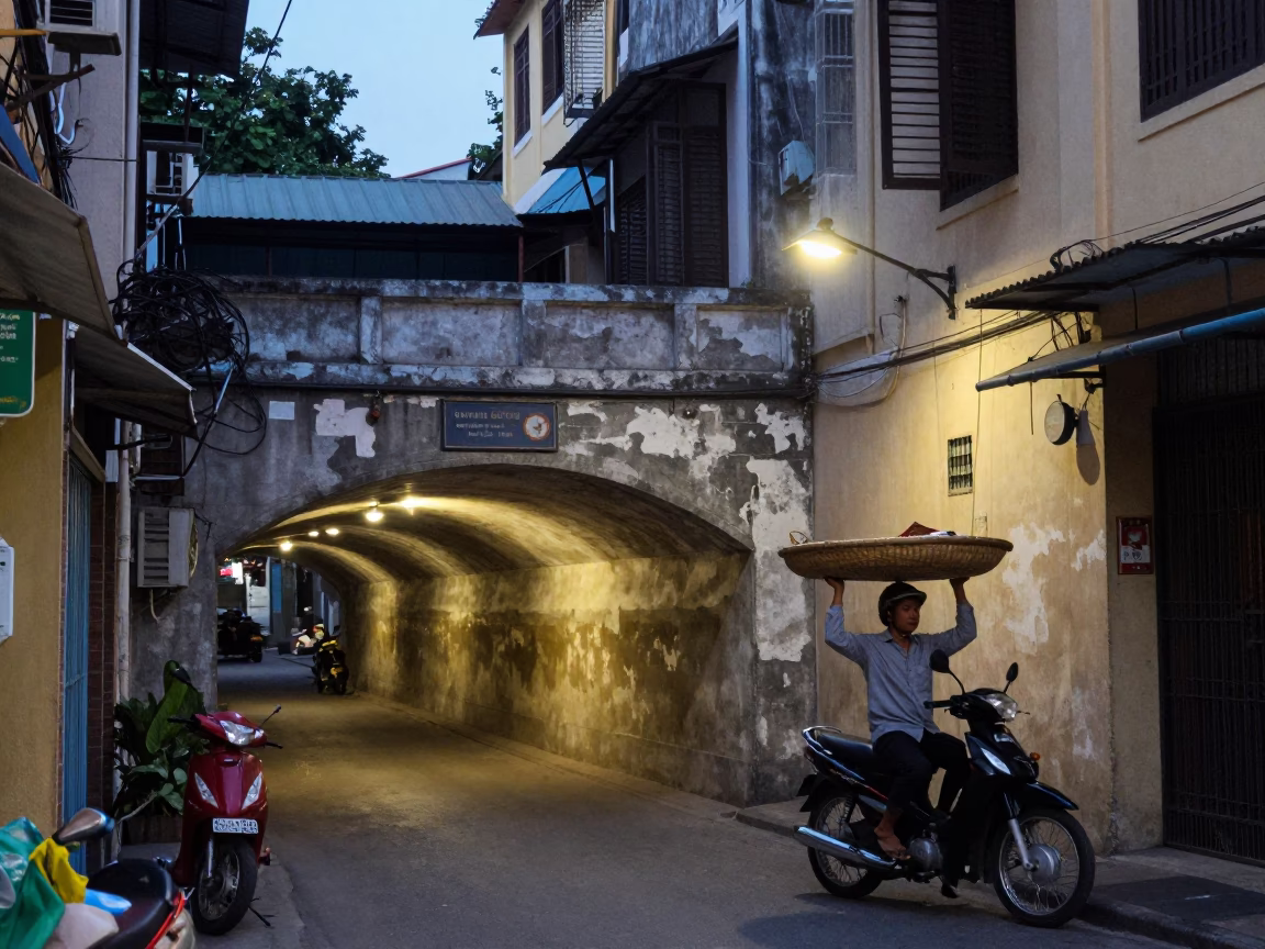 Street Scene in Ho Chi Minh City in in Ho Chi Minh City, Vietnam
