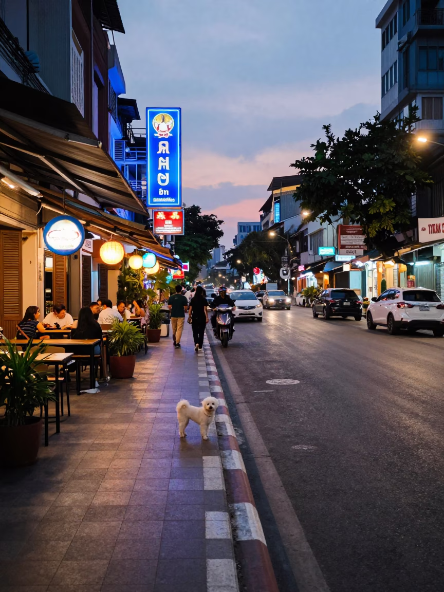 Street Scene in Ho Chi Minh City in in Ho Chi Minh City, Vietnam