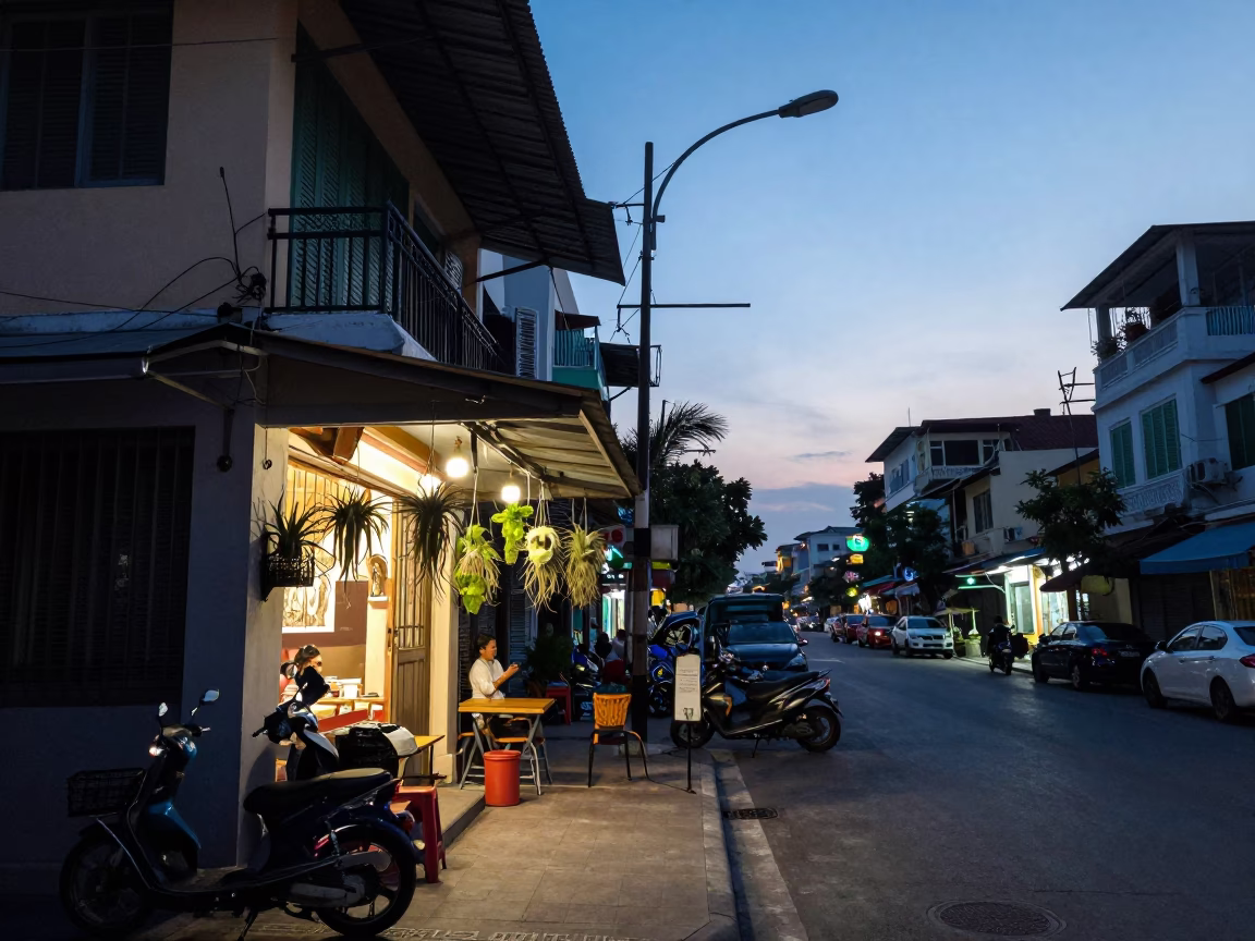 Street Scene in Ho Chi Minh City in in Ho Chi Minh City, Vietnam