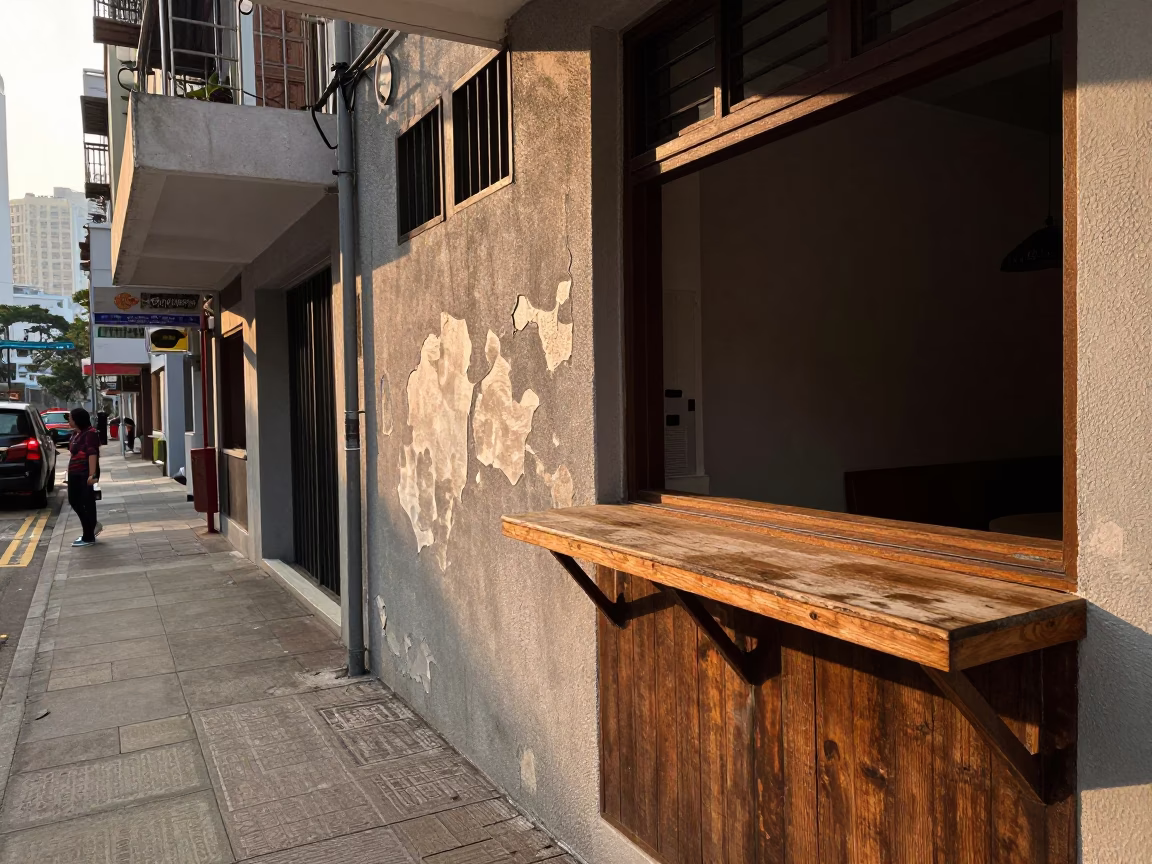 Street Scene in Hong Kong at Golden Hour in in Hong Kong, Hong Kong