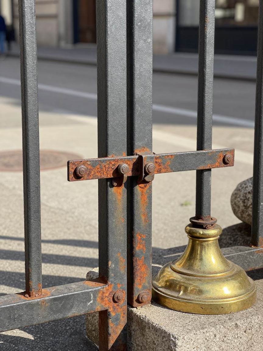 Street Scene in Milan at Midday Light in in Milan, Italy