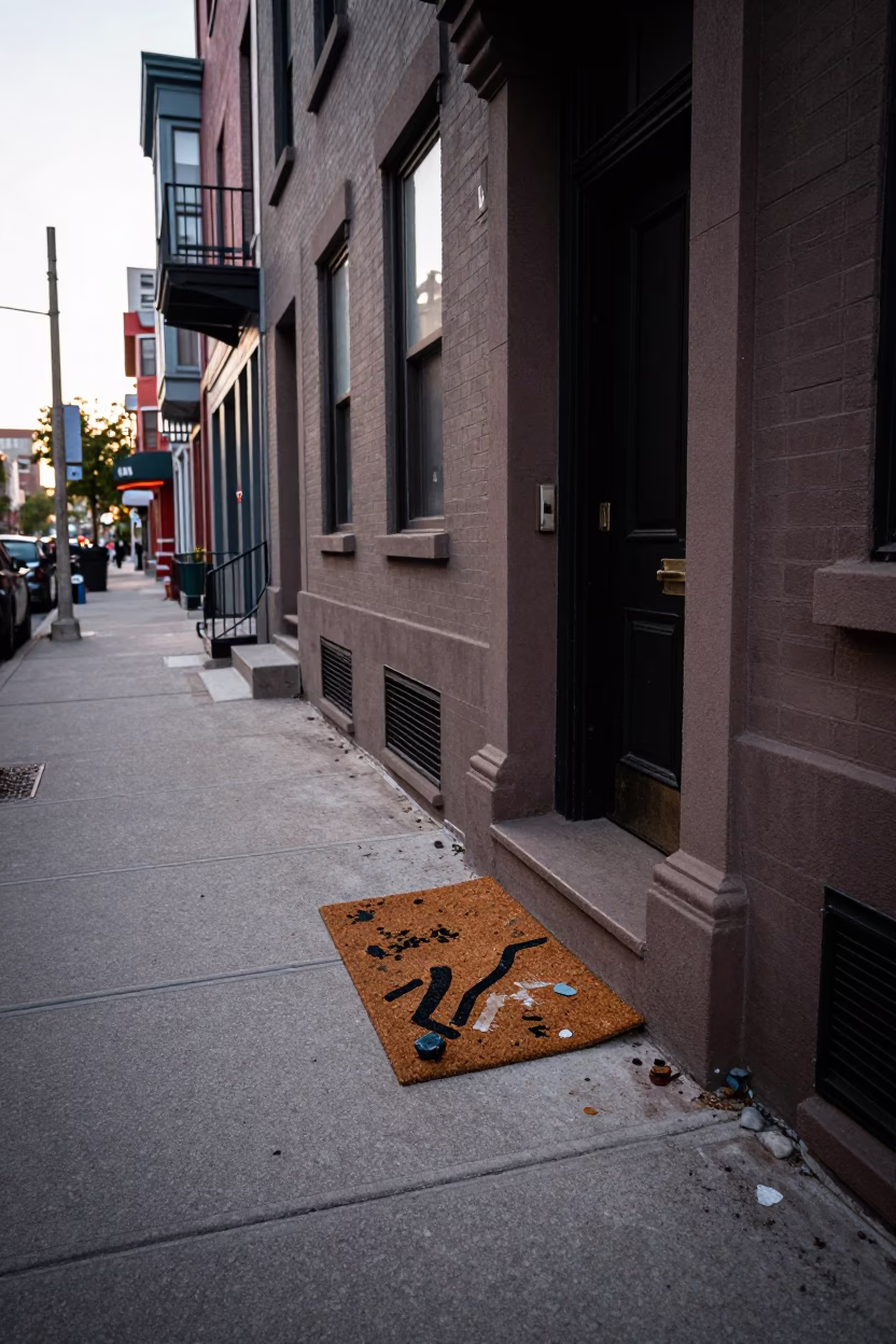 Street Scene in Montreal at The Early Morning Light in in Montreal, Quebec, Canada