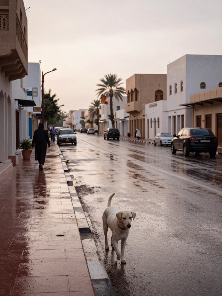 Street Scene in Muscat in in Muscat, Oman