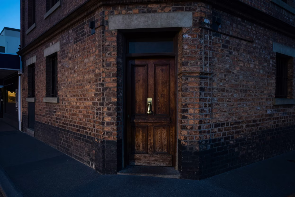 Street Scene in Perth at Blue Hour in in Perth, Western Australia, Australia