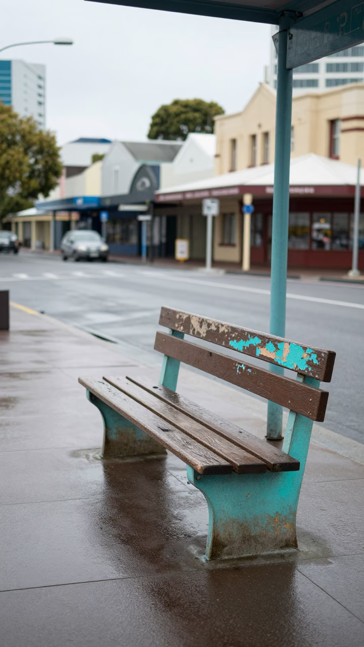 Street Scene in Perth at Midday Light in in Perth, Western Australia, Australia