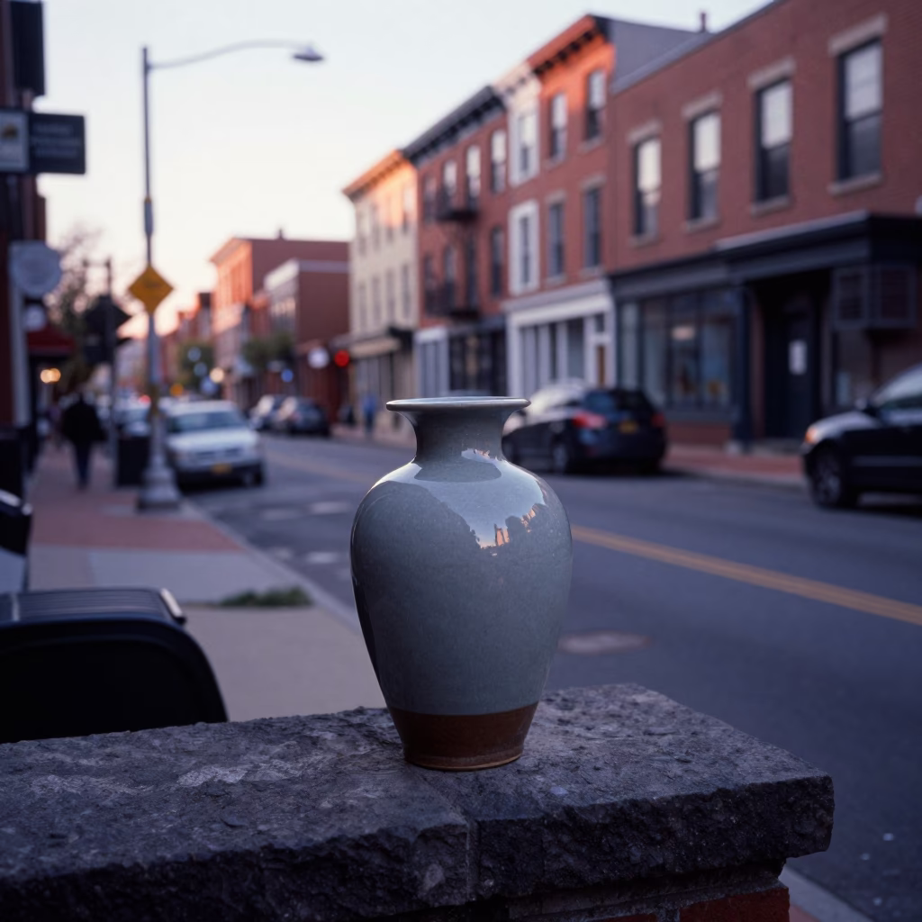 Street Scene in Philadelphia at The Early Morning Light in in Philadelphia, Pennsylvania, United States