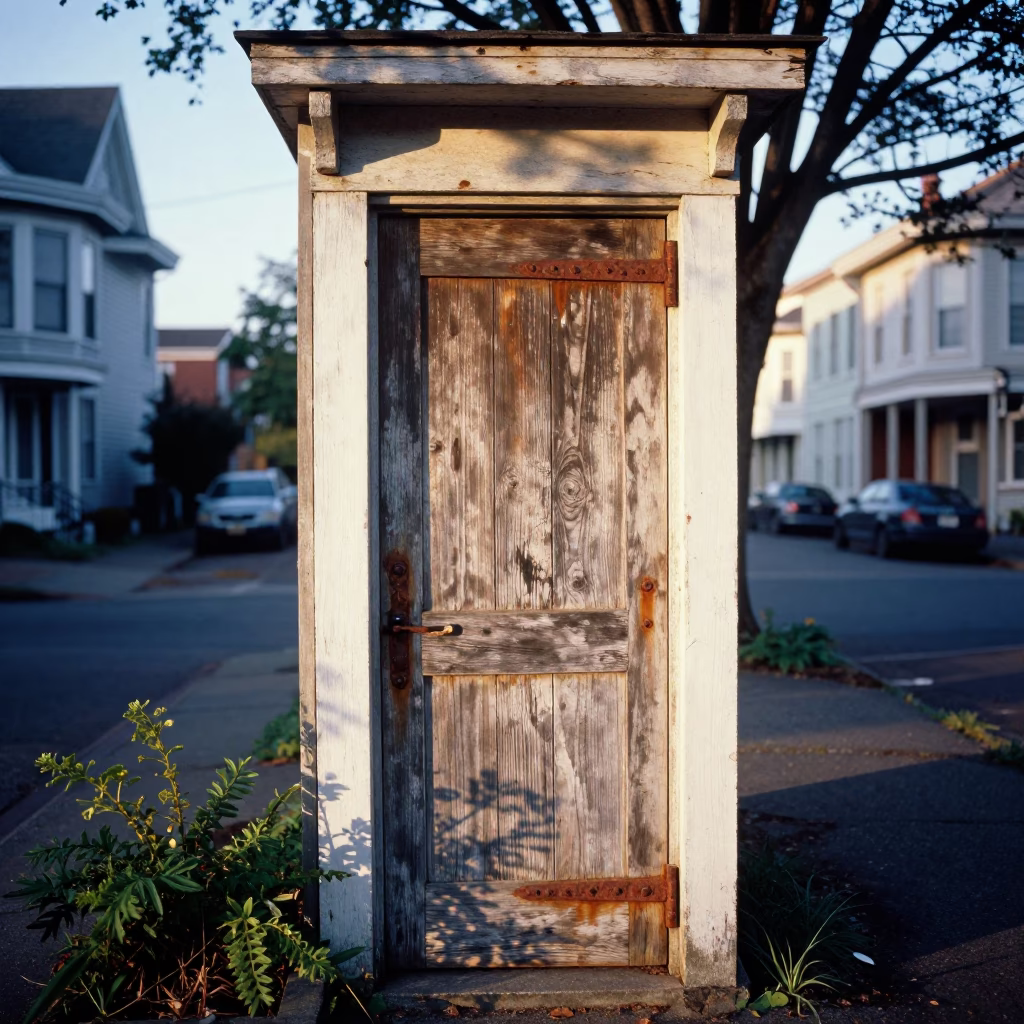 Street Scene in Portland at The Late Morning Light in in Portland, Oregon, United States