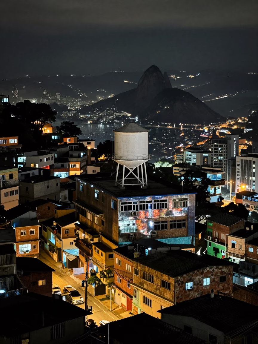 Street Scene in Rio De Janeiro in in Rio de Janeiro, Brazil