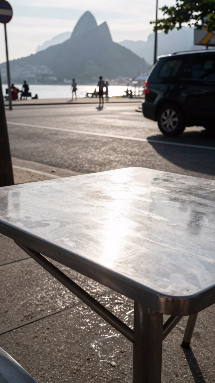 Street Scene in Rio De Janeiro in in Rio de Janeiro, Brazil