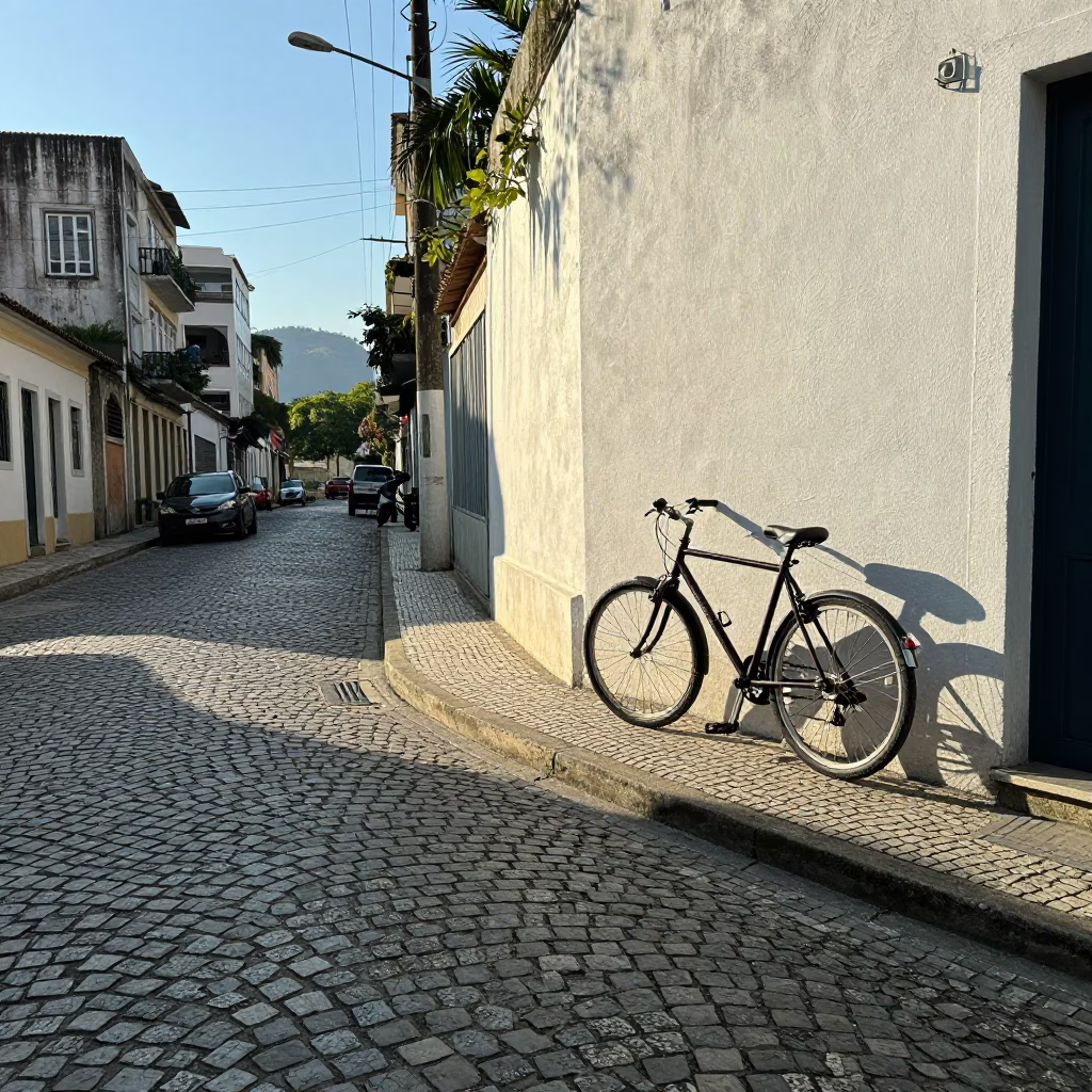 Street Scene in Rio De Janeiro in in Rio de Janeiro, Brazil