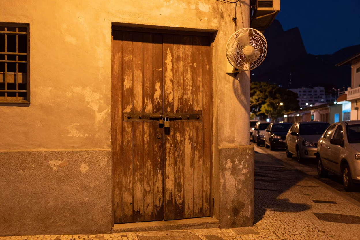Street Scene in Rio De Janeiro in in Rio de Janeiro, Brazil