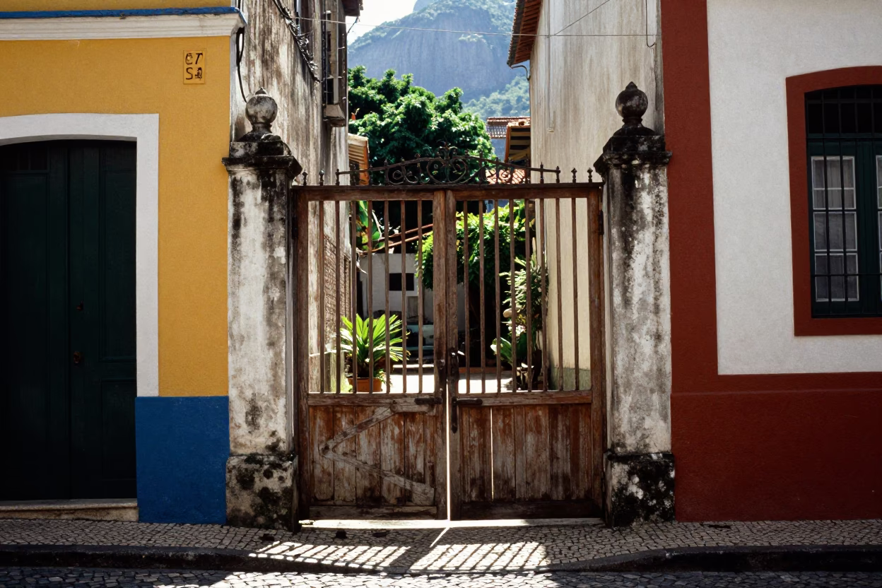 Street Scene in Rio De Janeiro in in Rio de Janeiro, Brazil