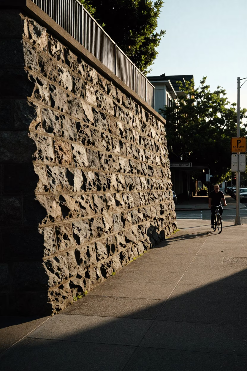Street Scene in Seattle at The Early Afternoon Light in in Seattle, Washington, United States