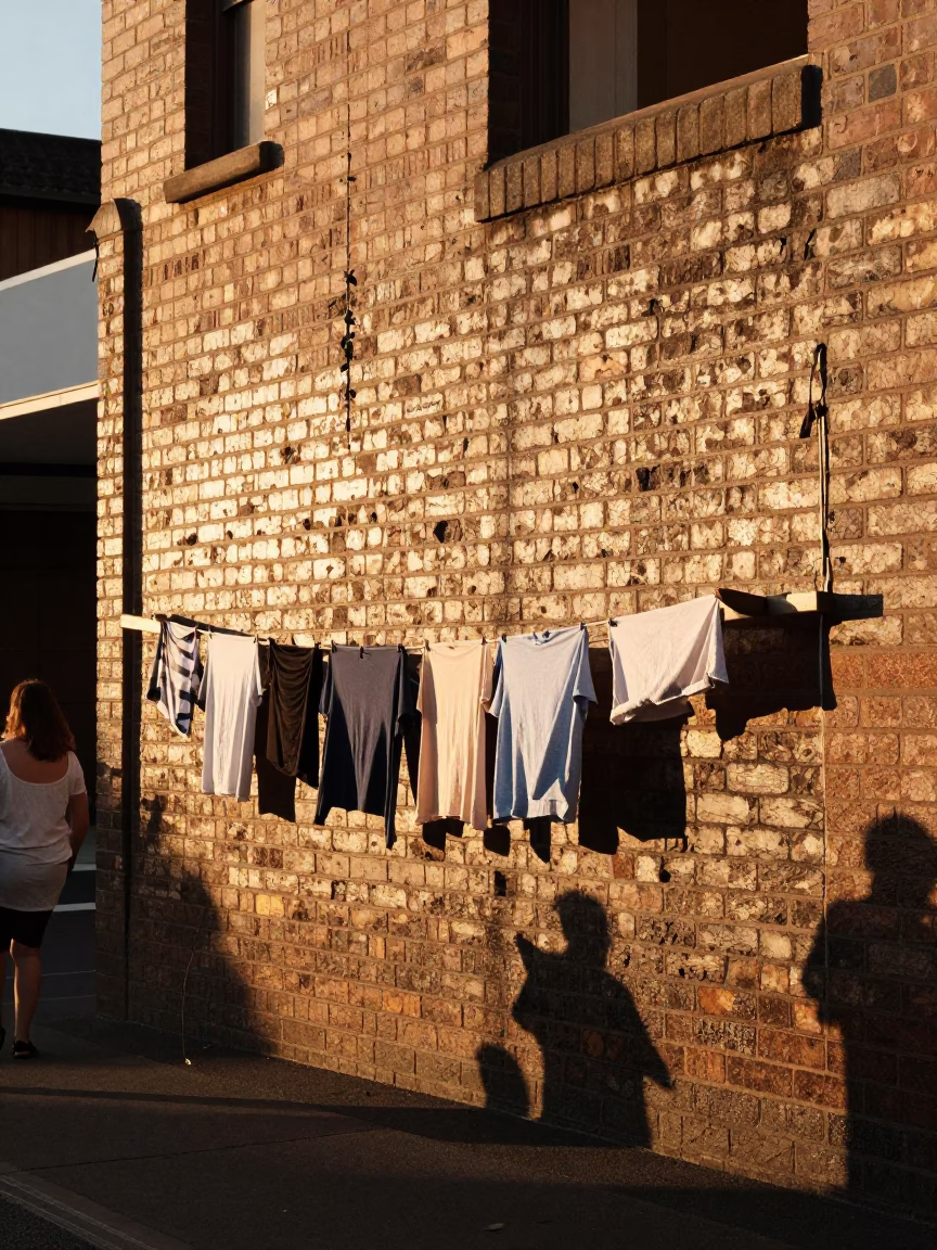 Street Scene in Sydney at Honeyed Evening Light in in Sydney, New South Wales, Australia