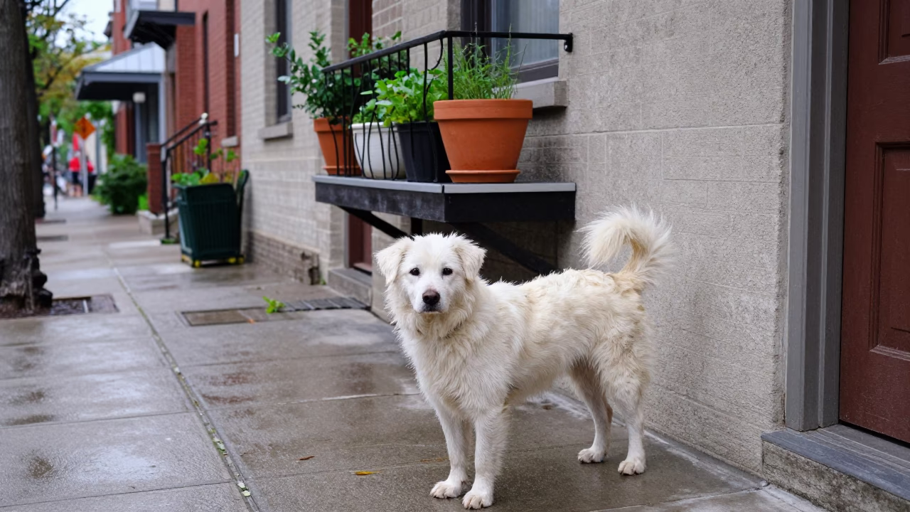 Street Scene in Toronto at Midday Light in in Toronto, Ontario, Canada