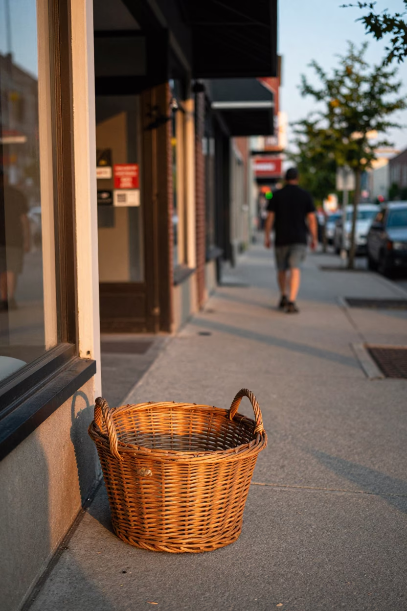 Street Scene in Toronto at The Late Afternoon Light in in Toronto, Ontario, Canada