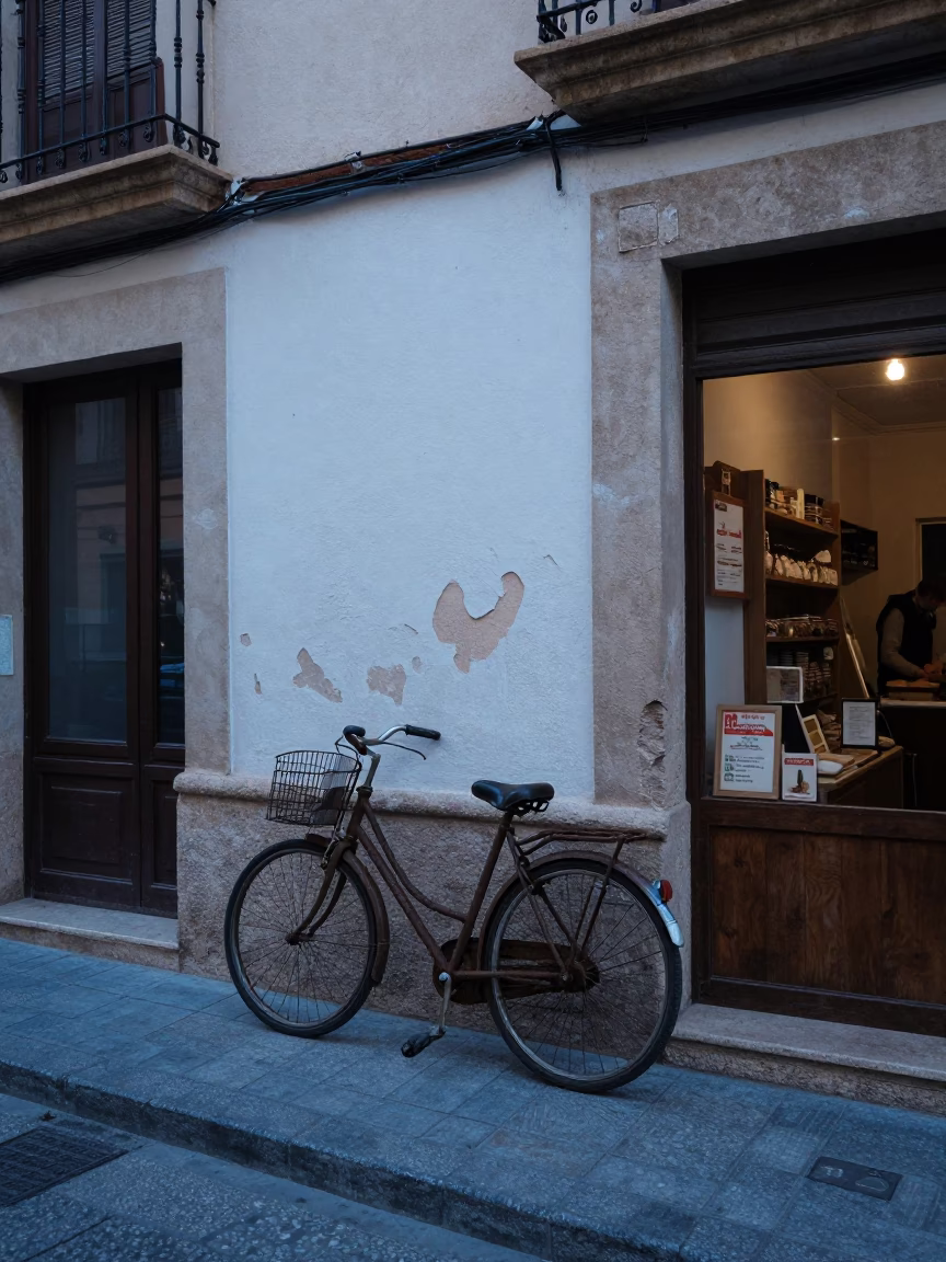 Street Scene in Valencia in in Valencia, Spain