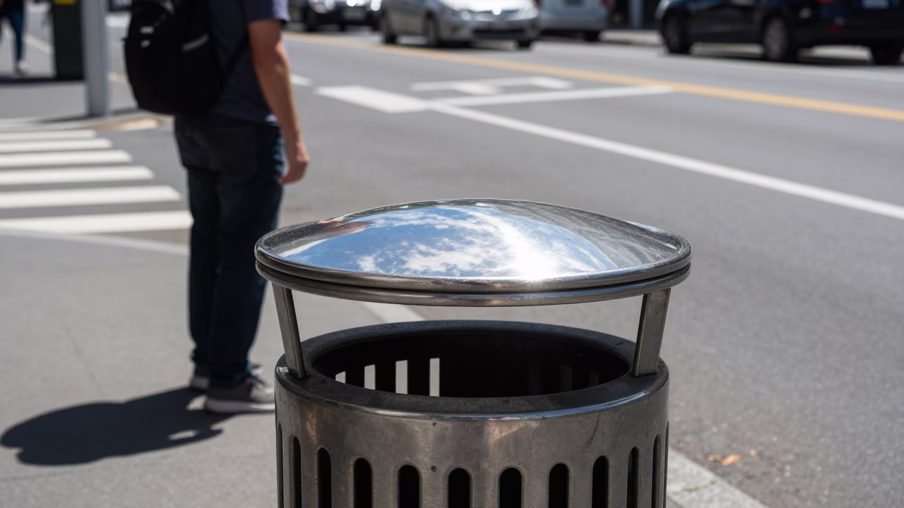 Street Scene in Wellington at Midday Light in in Wellington, New Zealand